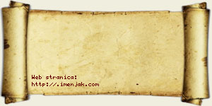 Jelisavka Kozničanin vizit kartica